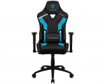 Gaming Chair ThunderX3 TC3 Black/Azure Blue (Max Weight/Height 150kg/165-185cm Leatherette)