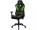 Gaming Chair ThunderX3 TC3 Black/Neon Green (Max Weight/Height 150kg/165-185cm Leatherette)