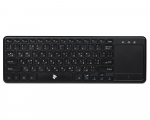 Keyboard 2E KT100 with Touch Wireless USB Black Membrane Eng/Rus/Ukr
