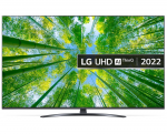 50" LED TV LG 50UQ81006LB Black (3840x2160 UHD SMART TV HDR10 3xHDMI 2xUSB WiFi Lan Bluetooth Remote MR22 Speakers 2x10W)
