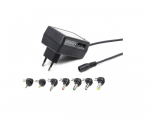 Power Supply 12V/1A Gembird EG-MC-009 12W Universal with 7 DC power connectors