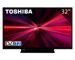 32" LED TV Toshiba 32W3163DG Black (1368x768 HD Ready DLED SmartTV HDR 2xHDMI 1xUSB Speakers 2x6W VESA)