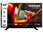 43" LED TV Toshiba 43UA2063DG Black (3840x2160 UHD DLED SmartTV Android HDR 4xHDMI 2xUSB Speakers 2x10W VESA)
